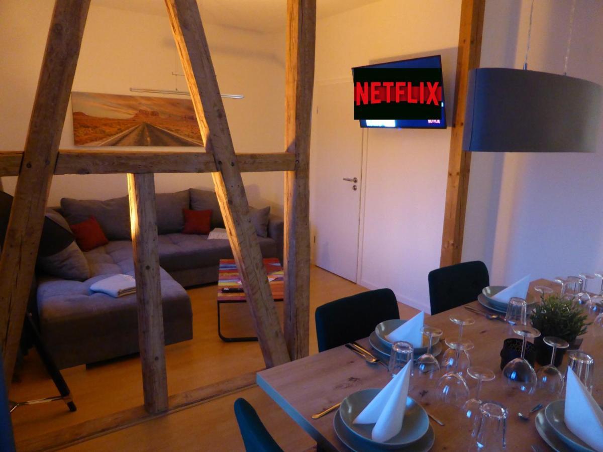 Jena City Apartment, Balkon, Sonnig, Wifi, Parkplaetze, Naehe Zentrum Exterior foto