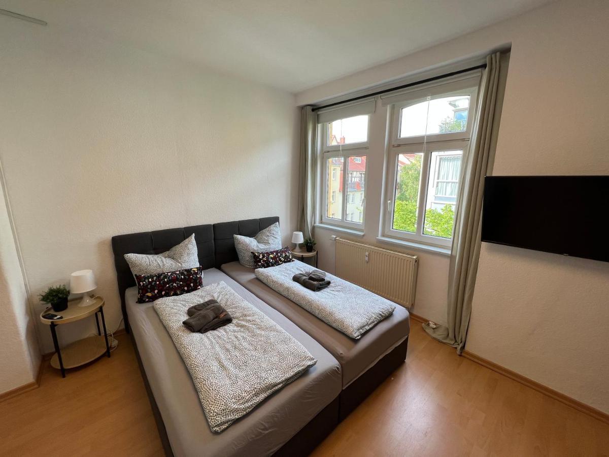 Jena City Apartment, Balkon, Sonnig, Wifi, Parkplaetze, Naehe Zentrum Exterior foto